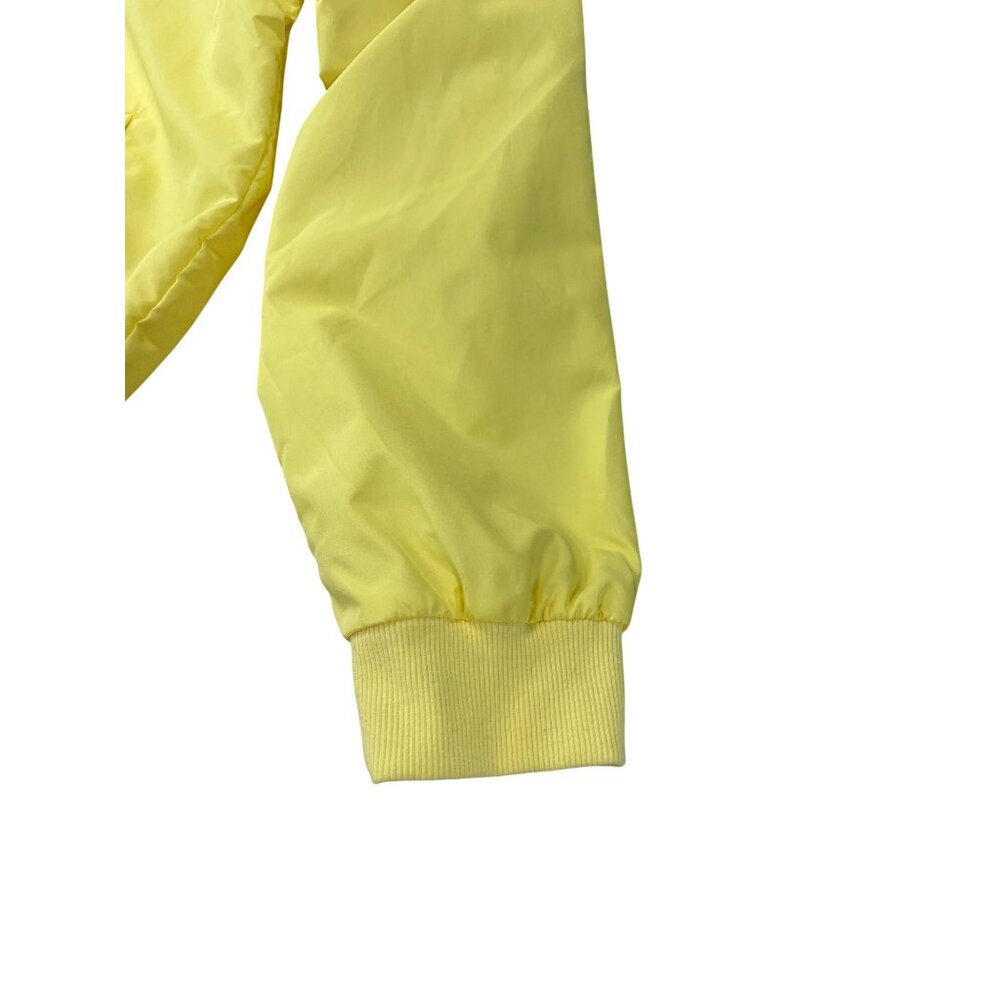 Friends Central Perk By Culture Fly Mens yellow Graphic Sip Bomber Jacket Sz M S - Picture 10 of 16